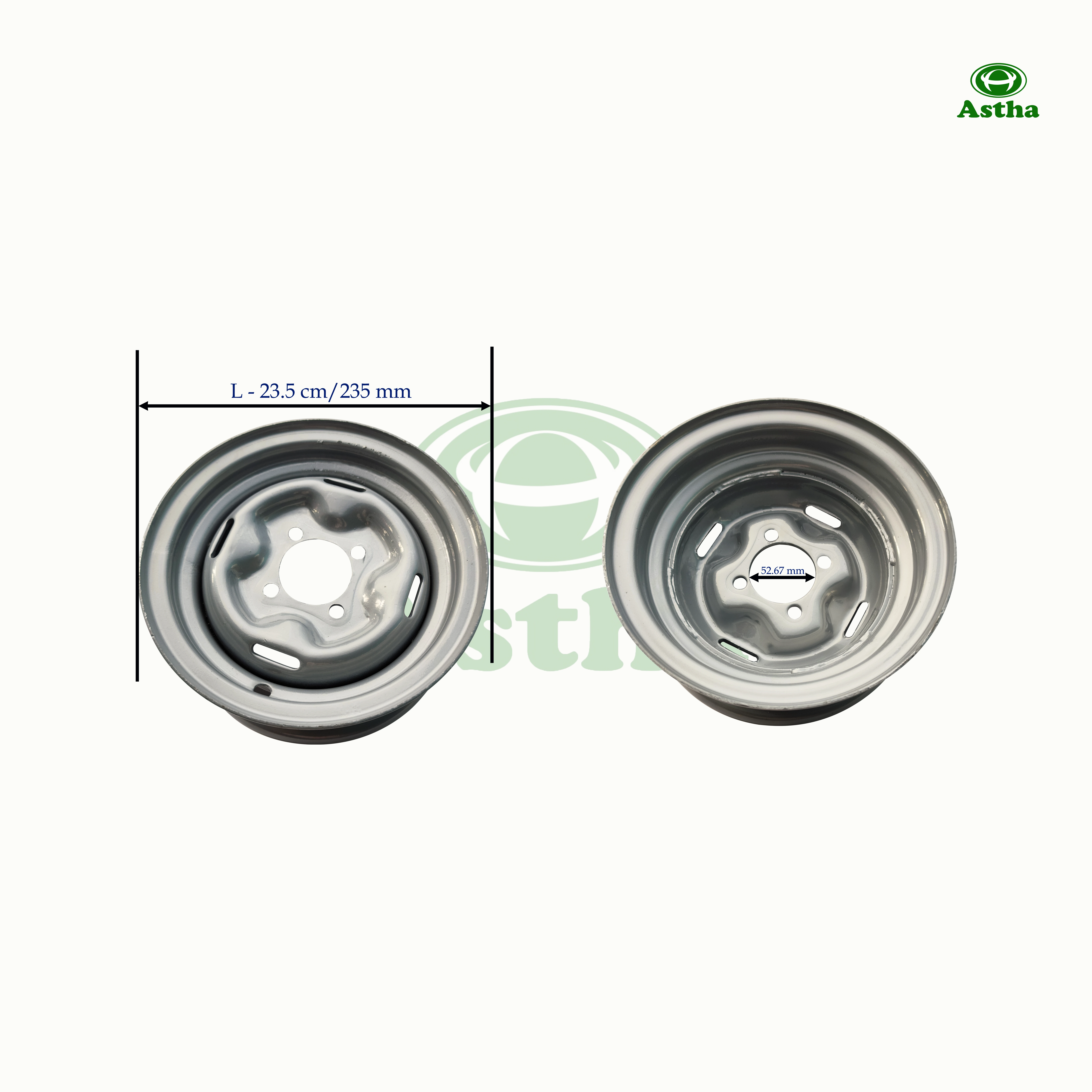 Wheel Rim Heavy Dhalai (400X8) 3W Bajaj RE-Compact BS6